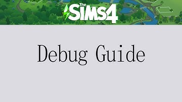Accessing Debug Items in the Sims 4