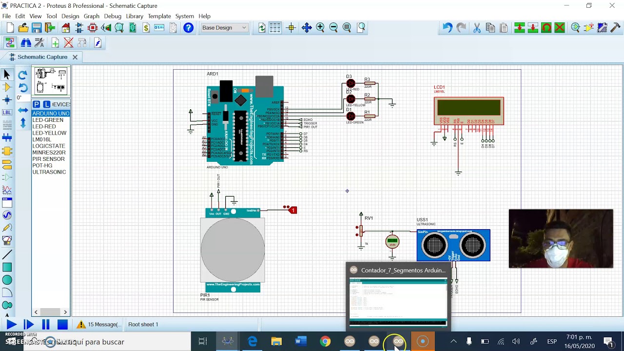 laboratorio microcontroladores - YouTube