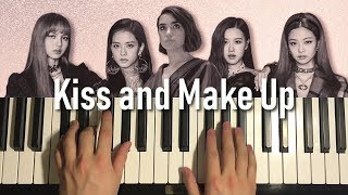 HOW TO PLAY - Dua Lipa & BLACKPINK - Kiss and Make Up (Piano Tutorial Lesson) screenshot 1