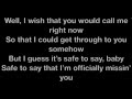 Tamia   Officially Missing You Lyrics Video