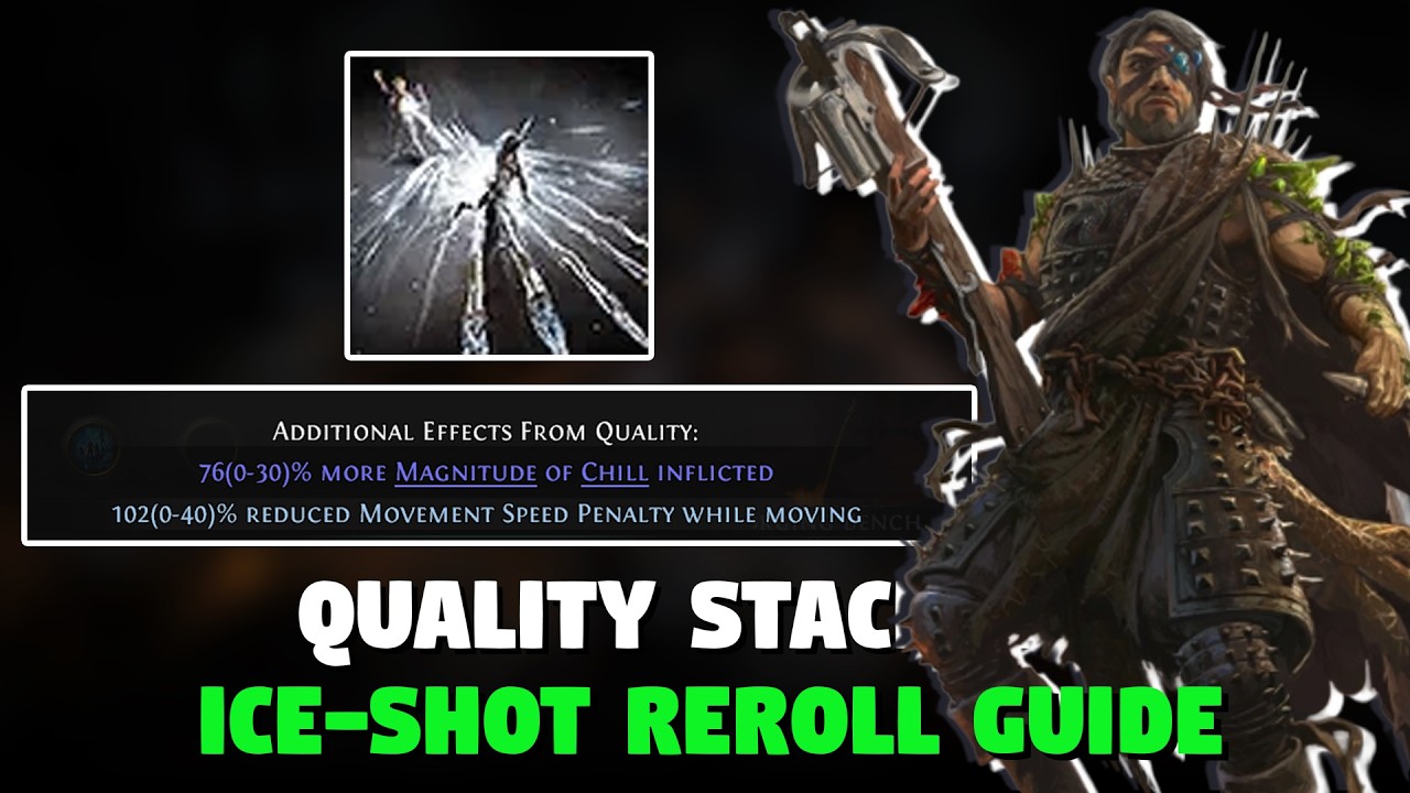 0 SPEED PENALTY Ice Shot Quality Stacking Gemling Reroll Guide | Path Of Exile 2