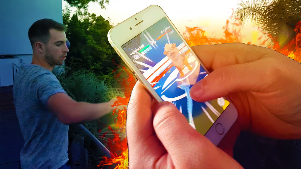 Pokemon GO and Backyard Trickshots!