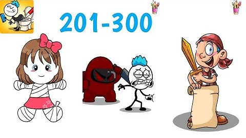 Troll Master - Draw One Part - Brain Test Level 201 - 300