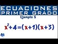 Solución de ecuaciones lineales | Ejemplo 5