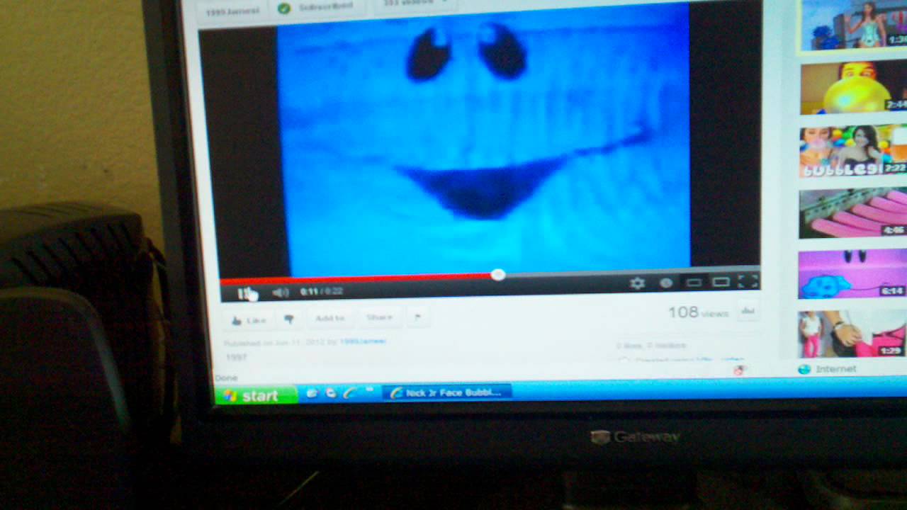Nick jr face blows bubble gum YouTube