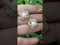 @Gomsfancy 🌼 Pearl BloomEarrings💎🌼 #jewelry #viralcontent #shortsfeed #trendingnow #viralnow#gold