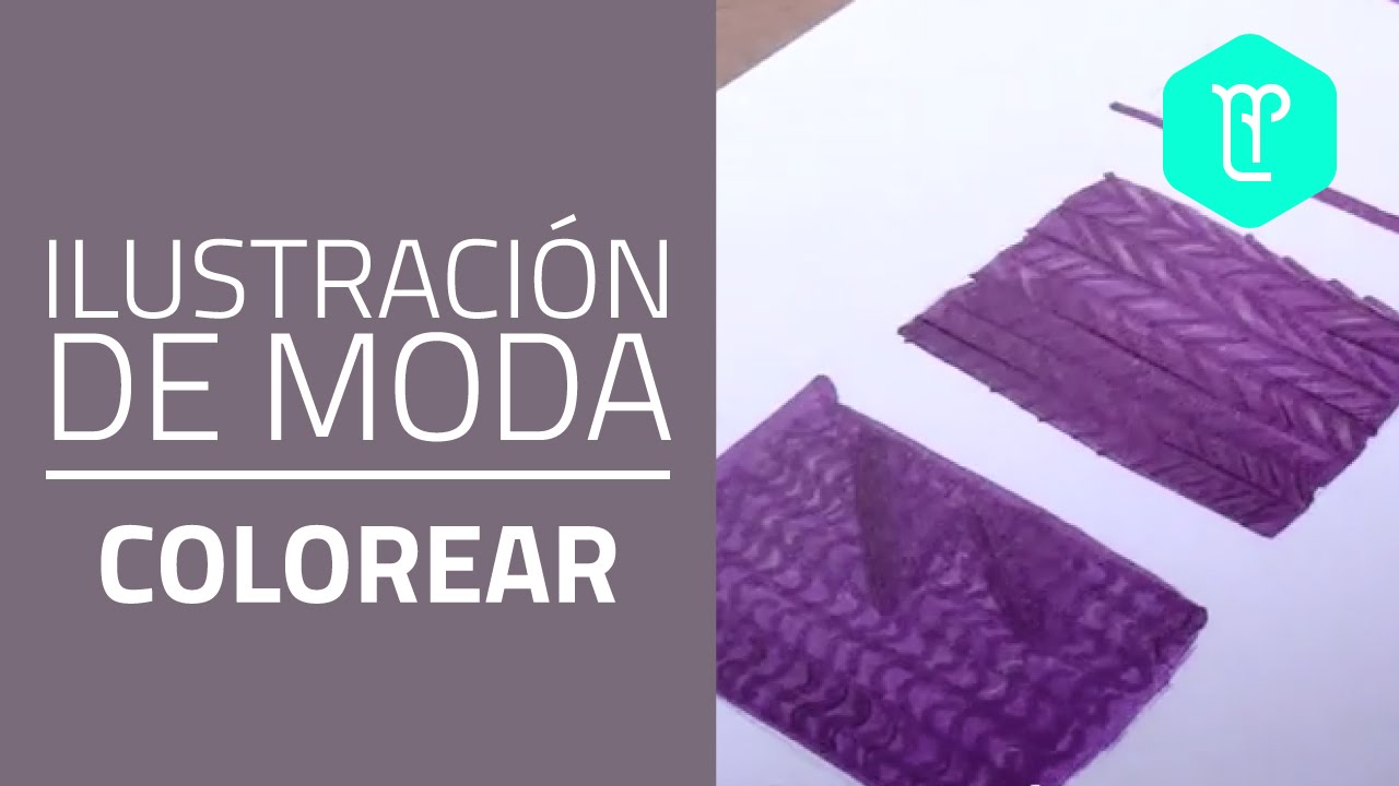 Cómo dibujar y colorear tejido de punto con plumones