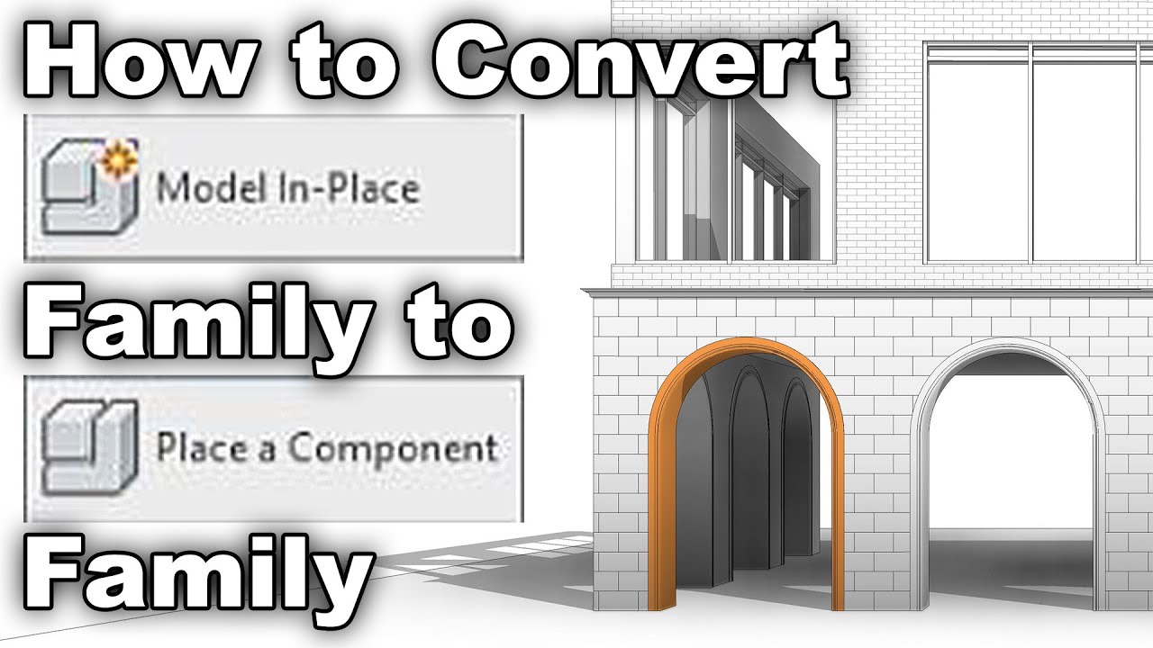 Revit Families: Model In-Place Vs Loadable Family (Revit Family Tutorial)