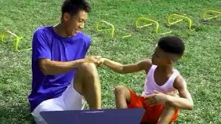 錦織圭選手出演／「エアーサロンパス」CMメイキング