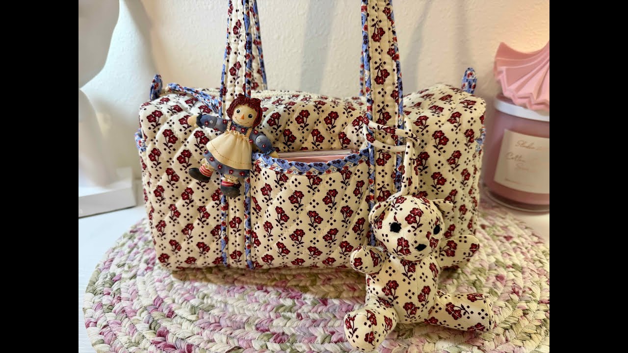 🌸Что в моей новой сумочке Vera Bradley 100 в цвете Rachel Ditsy🌸