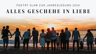 Alles in Liebe - Sina Wagner | Poetry Slam zur Jahreslosung 2024