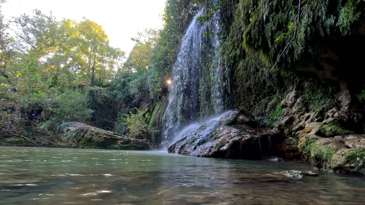 10 HOURS Forest Waterfall ASMR 🌊 River Sounds for Deep Sleep, Relaxation & Meditation