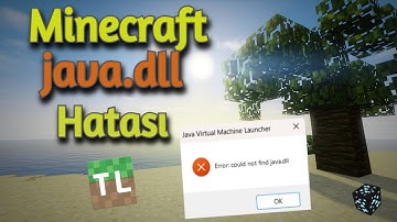 Minecraft Java.Dll Hatası Çözümü | Kesin Çözüm ✅ Kısaca | TLauncher | 2025