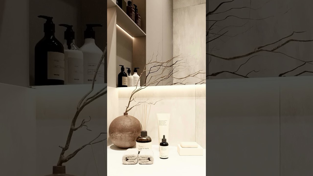 Визуализация санузла в современном стиле⬜️