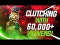 CLUTCHED WITH 60,000 VIEWERS?! - INSANE MOMENT! (Fortnite: Battle Royale)