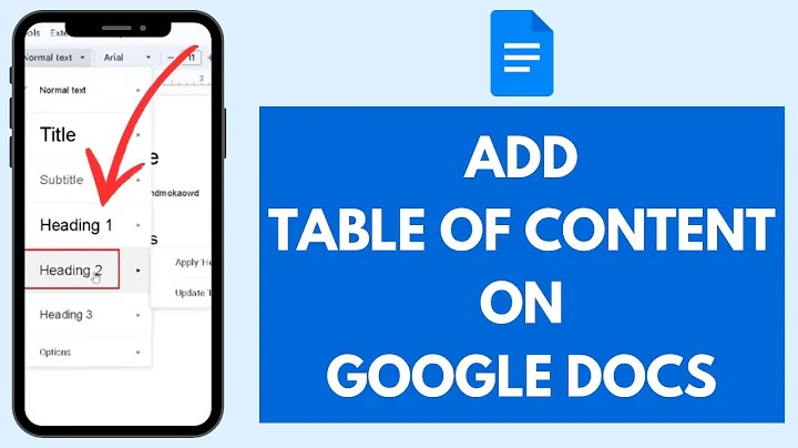 How to Add Table of Contents in Google Docs (2024) | Insert Table of Contents
