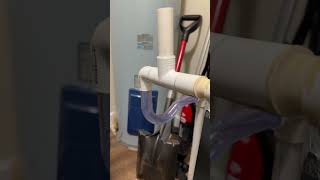 P-trap on condensate line? #hvac #airconditioning #plumbing #work #hvaclife #equipment #water#drain