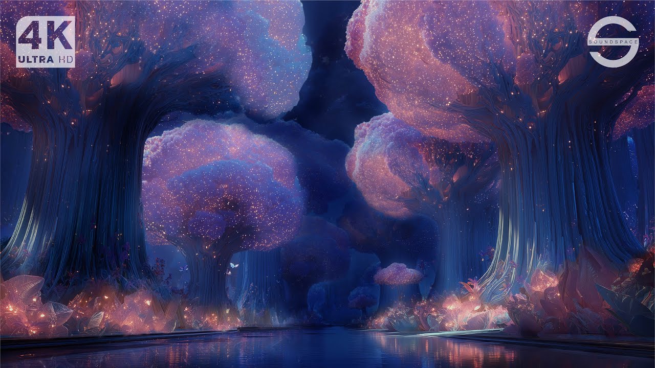 Relaxing Sounds | Gentle Night Forest Soundscape — 3 Hours | Magic Forest Drift 02