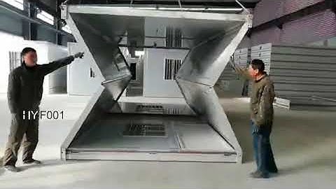 Hysun Foldable Container House (HY-F series) unfold step