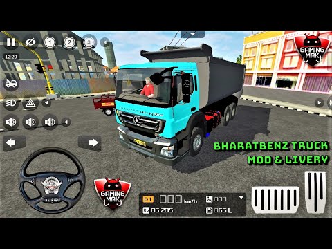 Ready go to ... https://youtu.be/RPbjYsm8T3g [ Bus Simulator Indonesia - BHARATBENZ TRUCK MOD - Download MOD & LIVERY - Android Gameplay - HD #79]