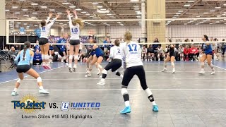 TOP SELECT 17E V 1 UNITED #volleyball#clubvolleyball#girlsvolleyball#volleyballaddict#volleyballlife
