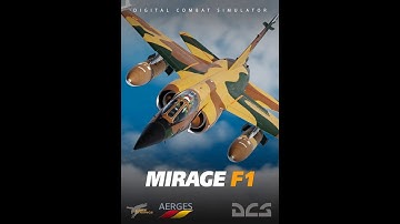 Digital Combat Simulator  DCS: Mirage F1 Bomb Run Practice using High Drag SAMP bombs.