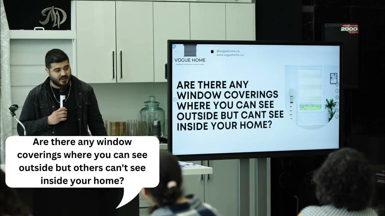 Secretive Window Coverings See Out, Not In YouTube