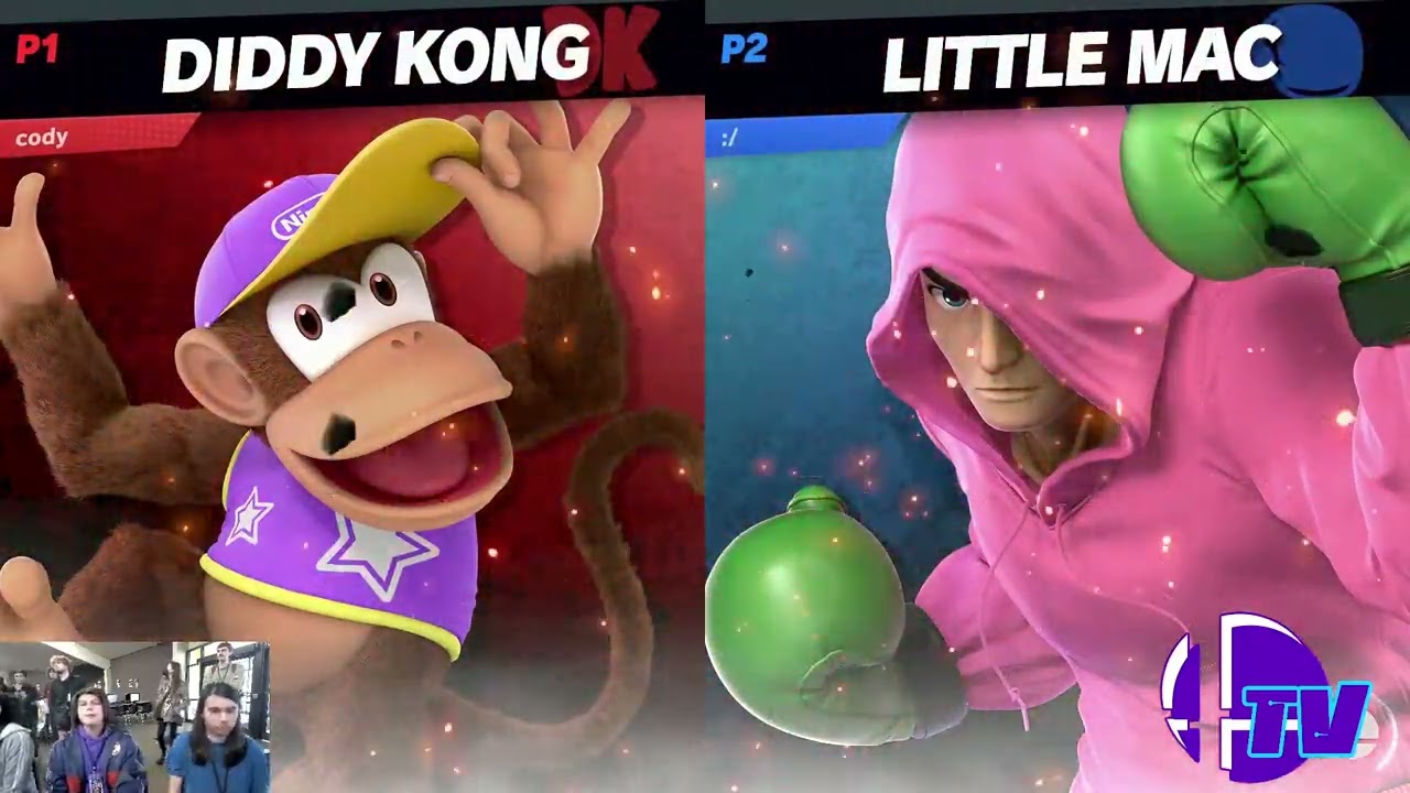 EugeneBound 3 Pool 4 Ultimate Singles - Cody (Diddy Kong) Vs. Proto  (Little Mac) - SSBU Tournament