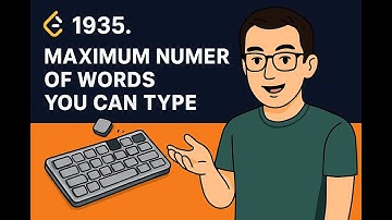 🔥 LeetCode 1935 | Maximum Number of Words You Can Type | Easy Explanation + Code