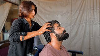 ASMR YOUNG BARBER MASSAGE | DEEP SLEEP & RELAXATION | SATISFIED TAPPING & LOUD CRACKS