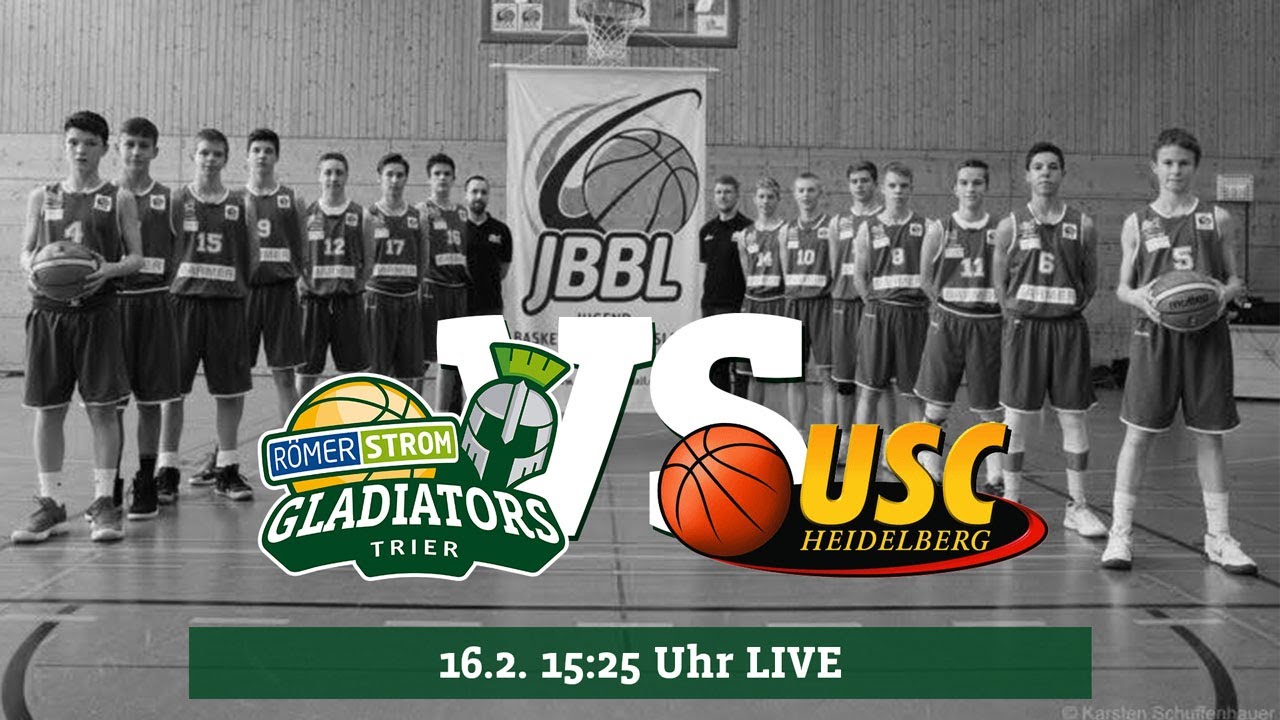 JBBL LIVESTREAM - Gladiators Trier vs USC Heidelberg