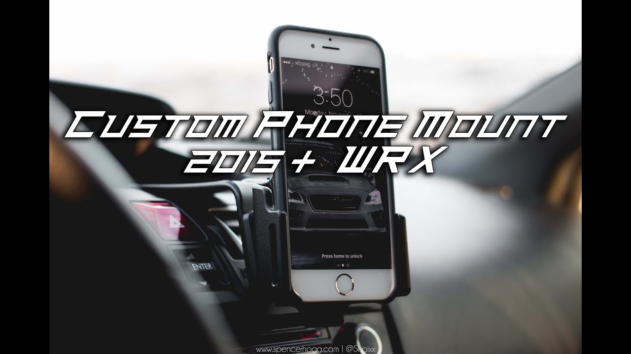 Custom Fit Phone Mount for 2015 2018 Subaru WRX STI Crosstrek ProClip