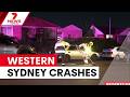 Two crashes in Western Sydney overnight | 7NEWS
