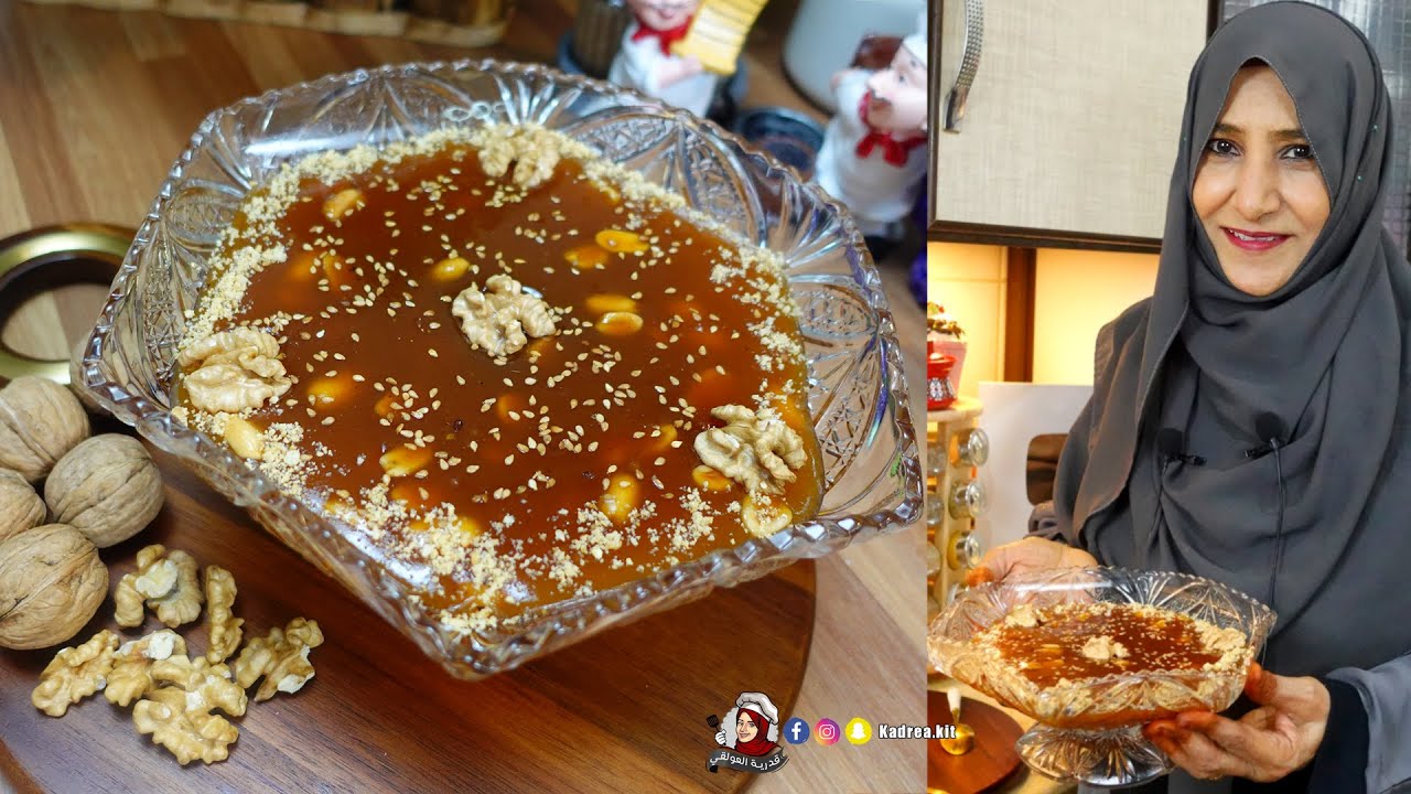 حلاوة طرية من الطحين الأسمر😍👏حلوى لذيذة وطريقتها تفوق الخيال | Delicious dessert from brown flour !