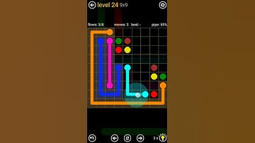 Flow Free - Classic 9x9 - Level 24