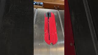Tablesaw kickback that scared me #woodworking #safetyfirst #shorts
