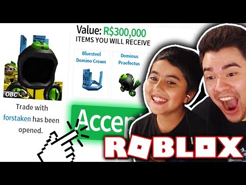 Tofuu Buys My Little Brother A Dominus 300 000 Robux Spent Roblox Youtube - tfo the first orders finalizer roblox