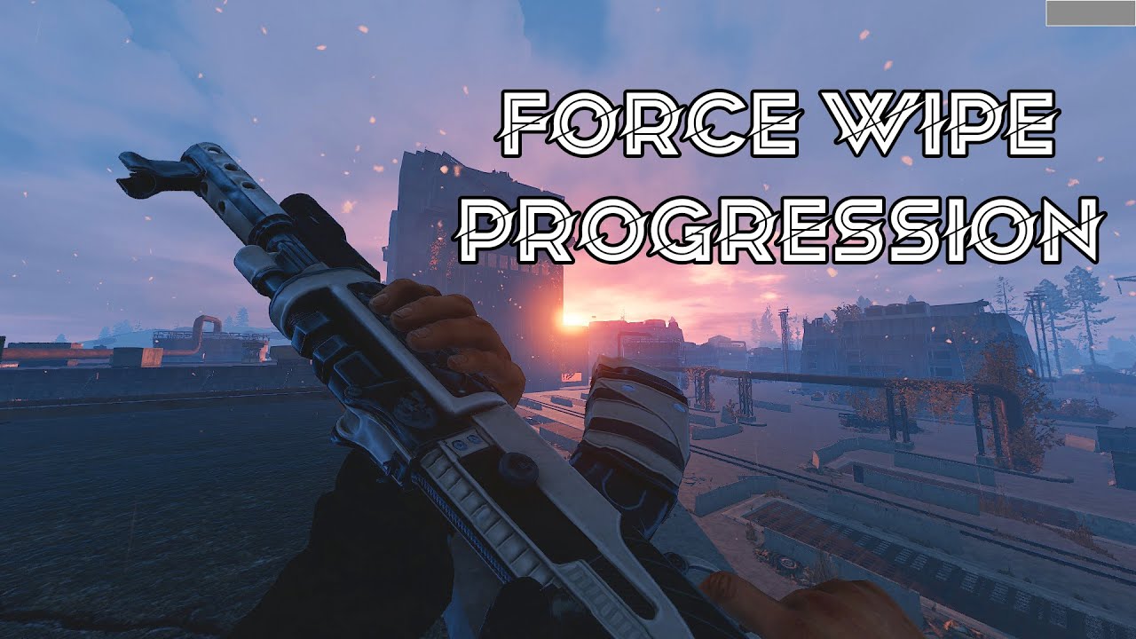 Rust Force Wipe Progression Force Wipe Raids and PVP MP5 Better