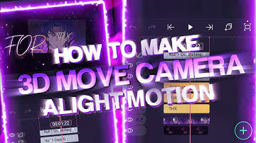 smooth 3d move camera tutorial AE inspired // alight motion