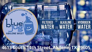 Blue Jug Abilene West Alkaline Water Store in Abilene Texas.