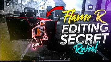 How To Edit Like @FLAME R - FREE FIRE In Android