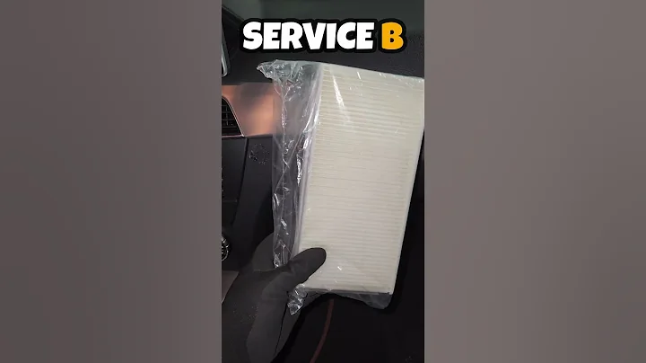 How to perform service B in your car! #serviceb #mercedes