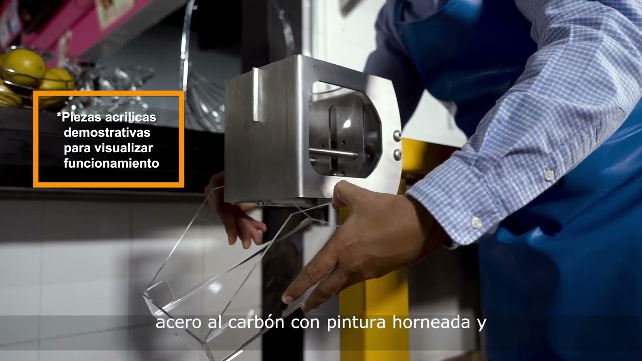 Exprimidor de limones eléctrico alto rendimiento en zumo - exprimidor,  exprimidor de naranjas 2 sentidos de giro - exprimidor eléctrico 2 conos -  naranjas exprimidor de cítricos acero inoxidable Adepaton MZQ-1002