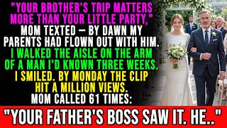 My Parents Called My Wedding A Little Party—Until My Father's Boss Recognized the Groom