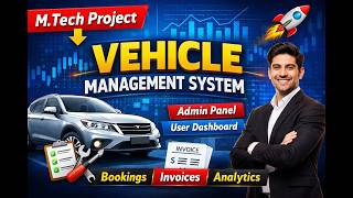 🚗 **Vehicle Management Service System | M.Tech Project | Python Django Web Application**