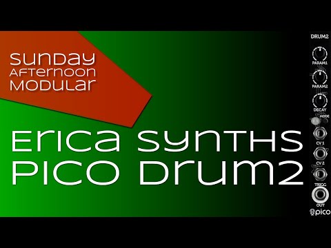 pico DRUM2 モジュラーシンセサイザー Erica Synths - Pico Drum2
