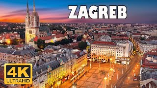 Zagreb, Croatia 🇭🇷 | 4K Drone Footage