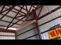 SHOP CEILING PART 1) CLEANING UP THE TRUSSES & ADDING FRAMING