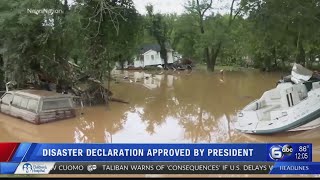 Disaster declaration approved by President Biden