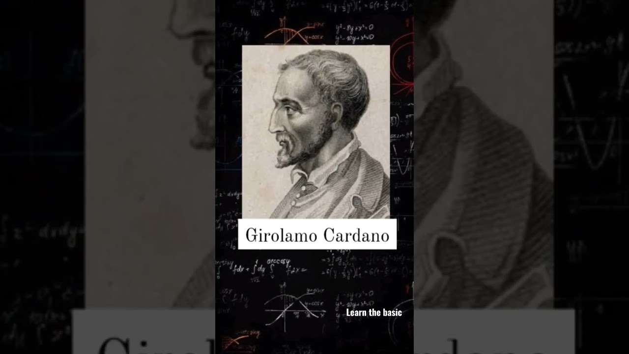 HISTORY OF MATH - Girolamo Cardano (Ars Magna) #LET #Mathmajorship2023 #famousmathematicians